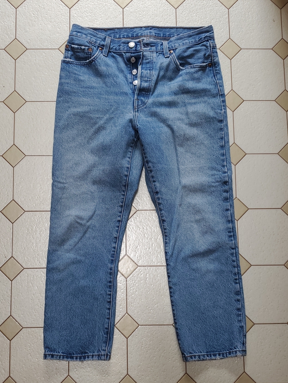 LEVI'S 501 Women's Blue Denim Jeans